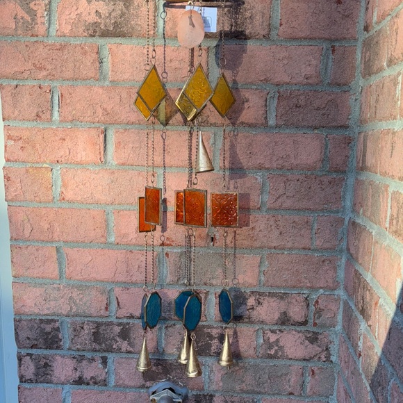 Multicolor Geometric Hanging Wind Chimes NWT - Picture 8 of 8
